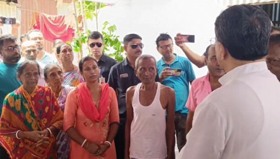 CM visits Indrajit Dey’s house who drowned in Flood Water while saving his neighbours CM visits Indrajit Dey’s house who drowned in Flood Water while saving his neighbours